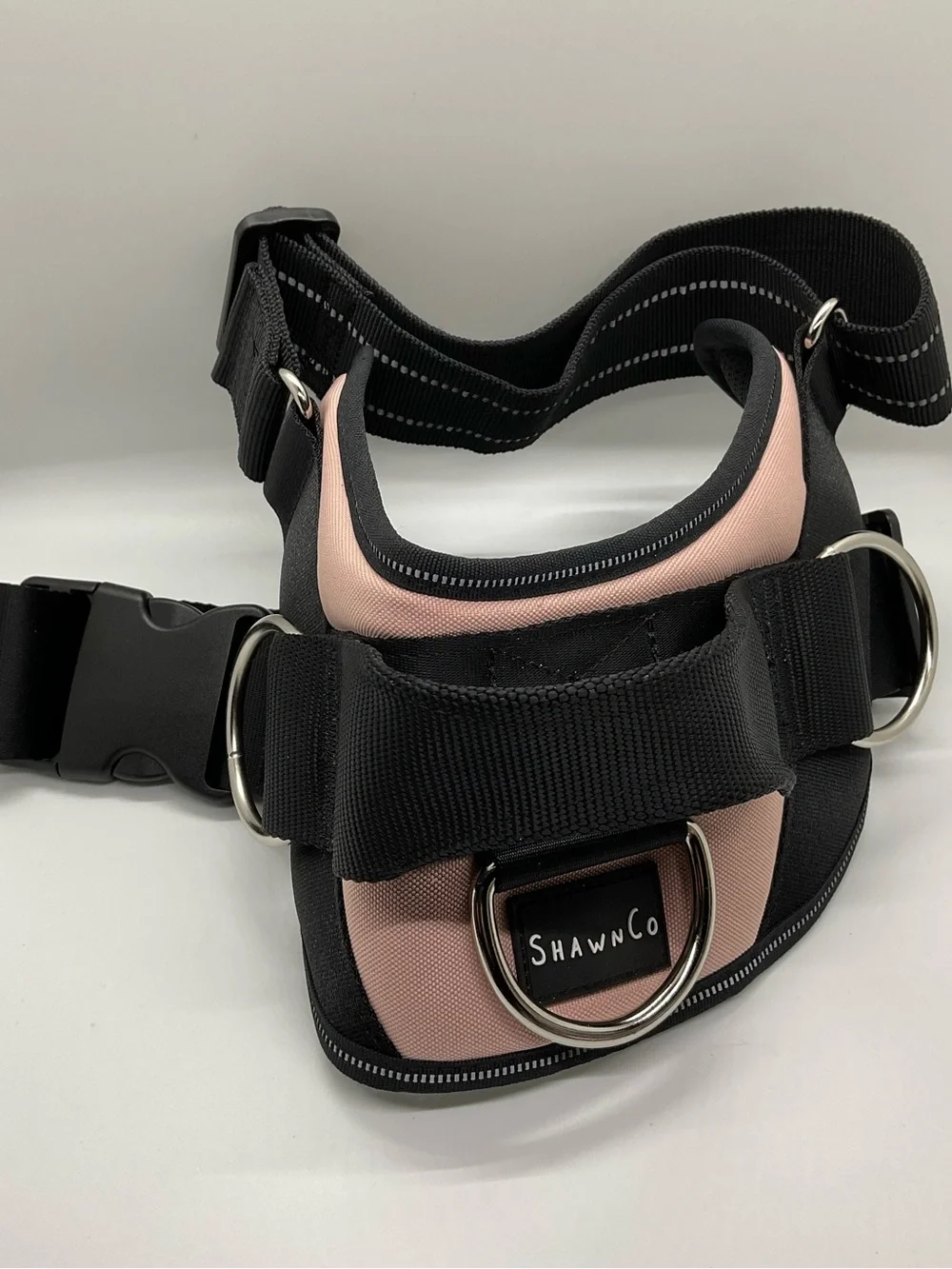 ShawnCo Essential Pro Dog Harness, No-Pull Vest DUSTY ROSE PINK, LARGE Heavyduty